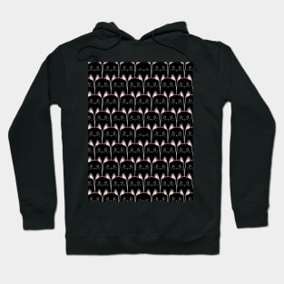 Many Black Cats Pattern Hoodie